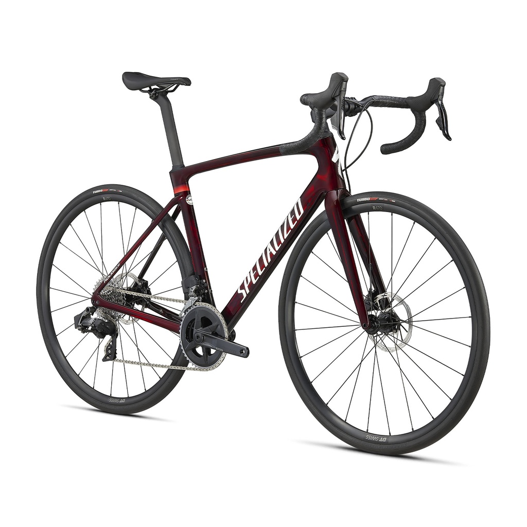 BICICLETA SPZ ROUBAIX COMP REDTNT/METWHTSIL