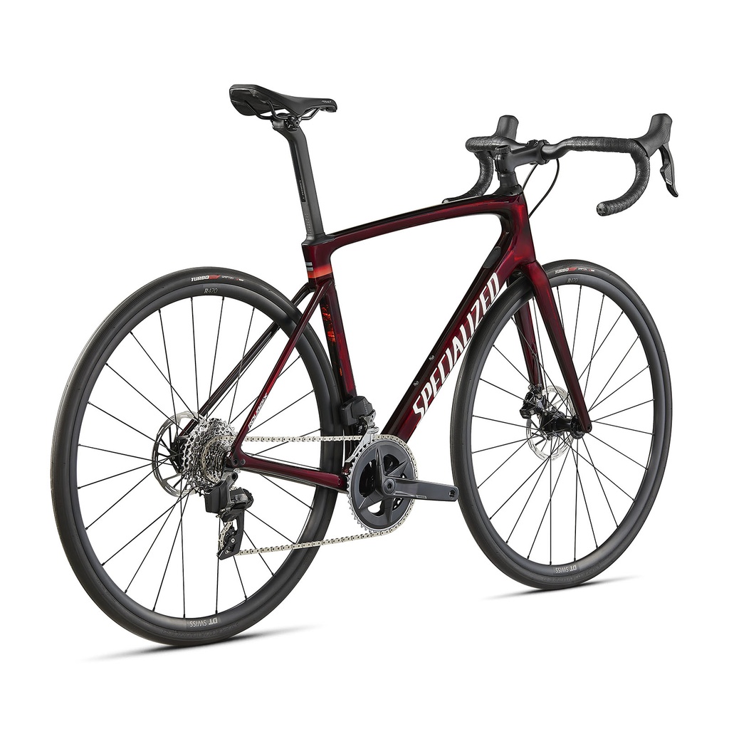 BICICLETA SPZ ROUBAIX COMP REDTNT/METWHTSIL