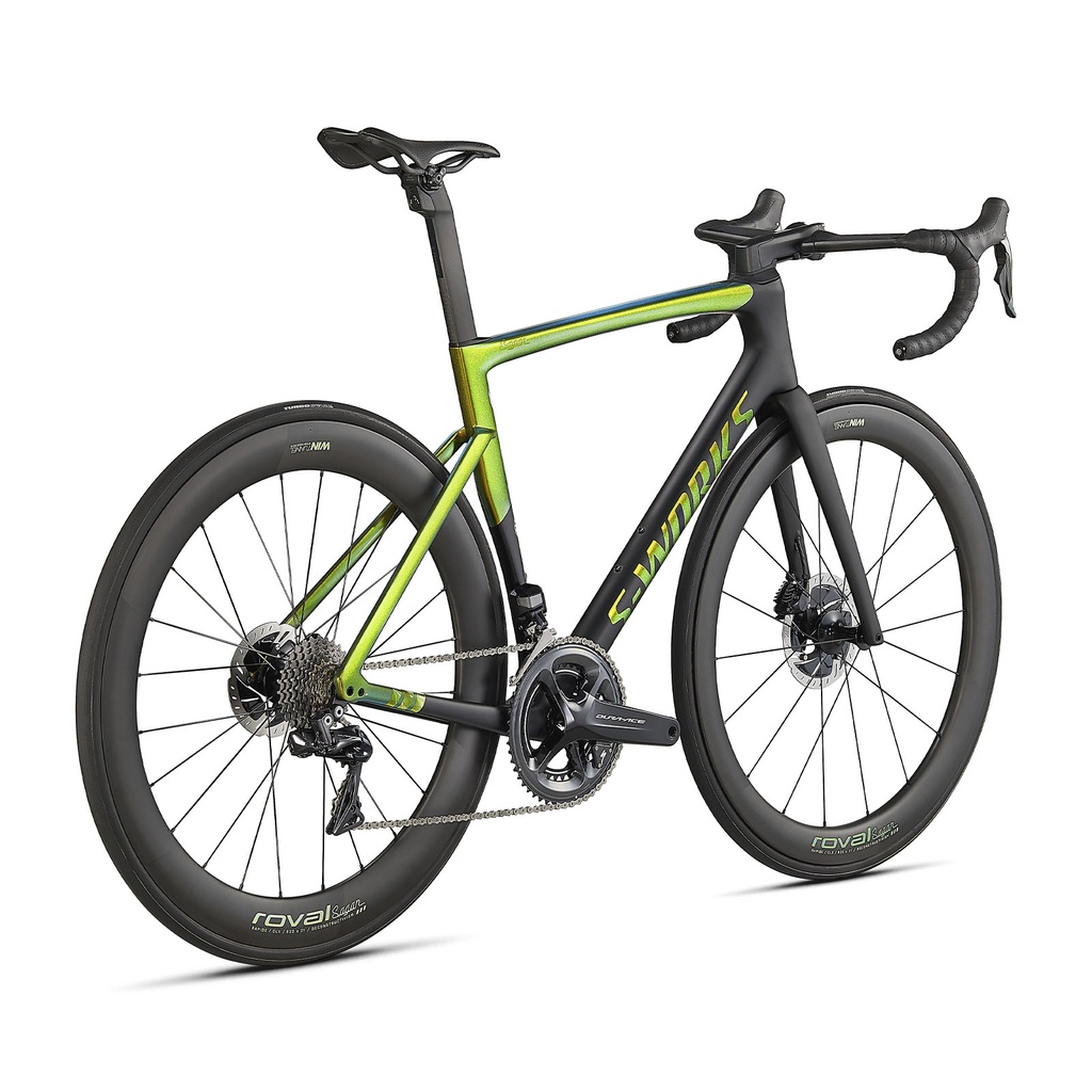BICICLETA SPZ TARMAC SL7 S-WORKS DI2 SAGAN COLL DECON GRN/YEL