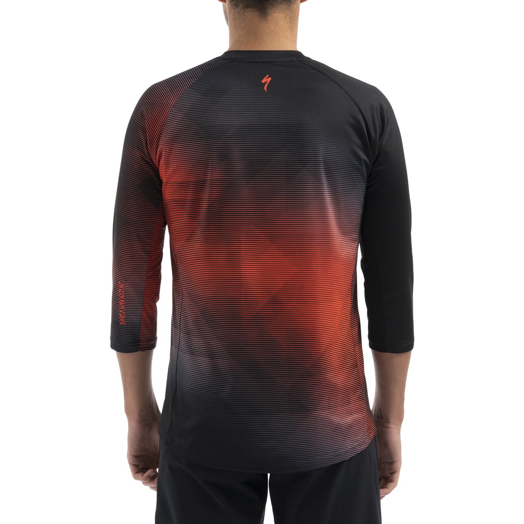 JERSEY SPZ DEMO 3/4 REFRACTION BLK/RKTRED MEN
