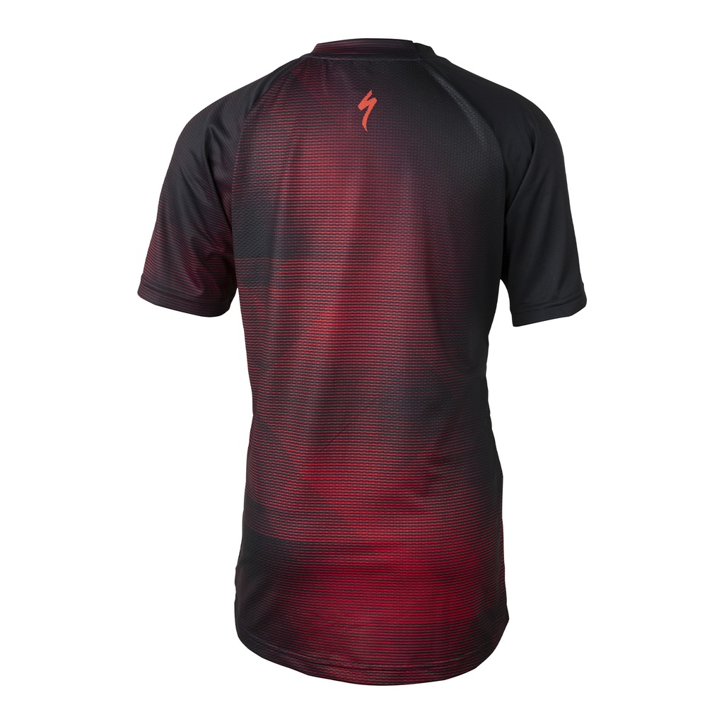 JERSEY SPZ ENDURO GROM SS YTH REFRACTION BLK/RKTRED MEN