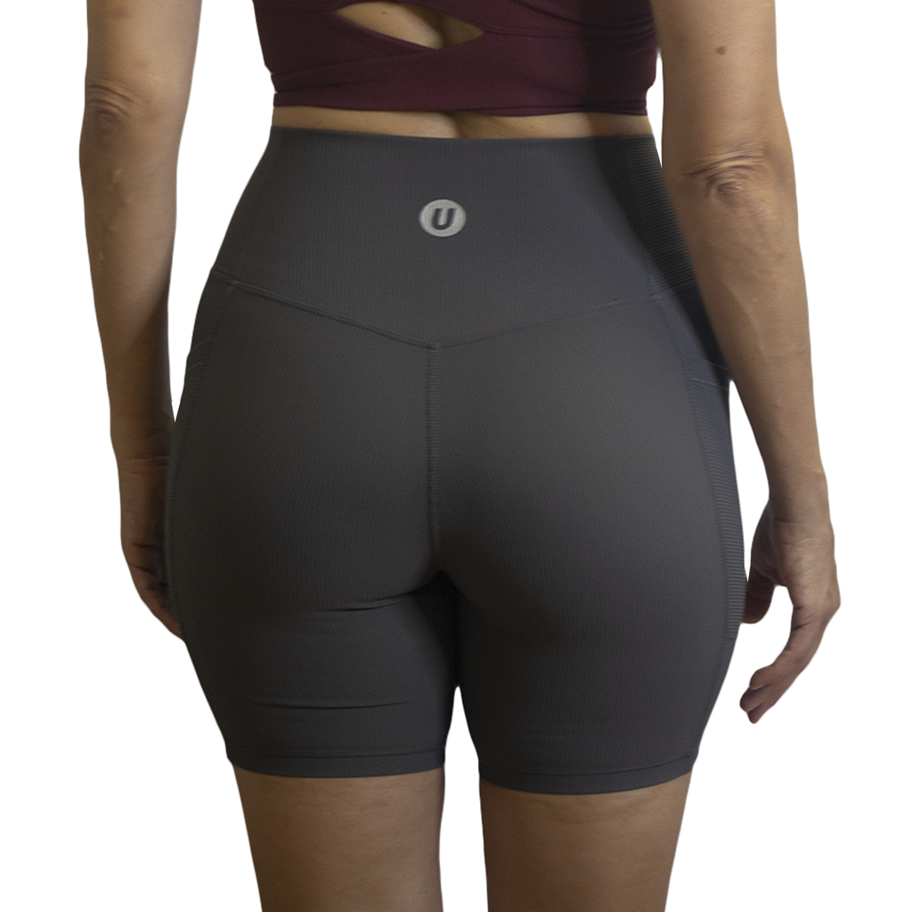 LICRA CORTA UBX FITNESS 2024 GRIS