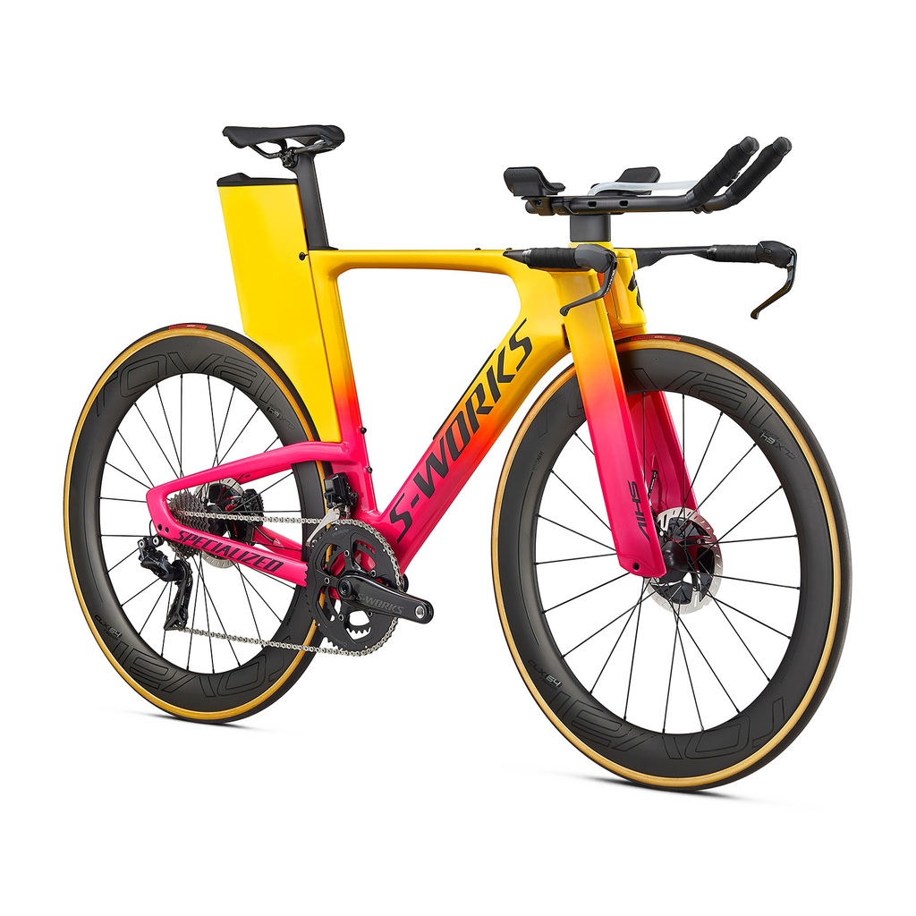 BICICLETA SPZ SHIV S-WORKS DISC DI2 GLGNYEL/VIVPNK/BLK