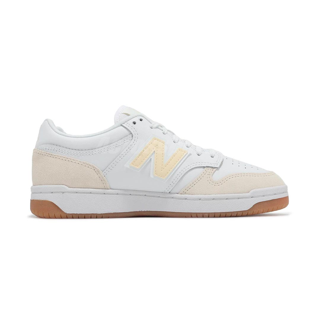 ZAPATO NEW BALANCE BB480 LOW JR LIFESTYLE WHITE/BEIGE
