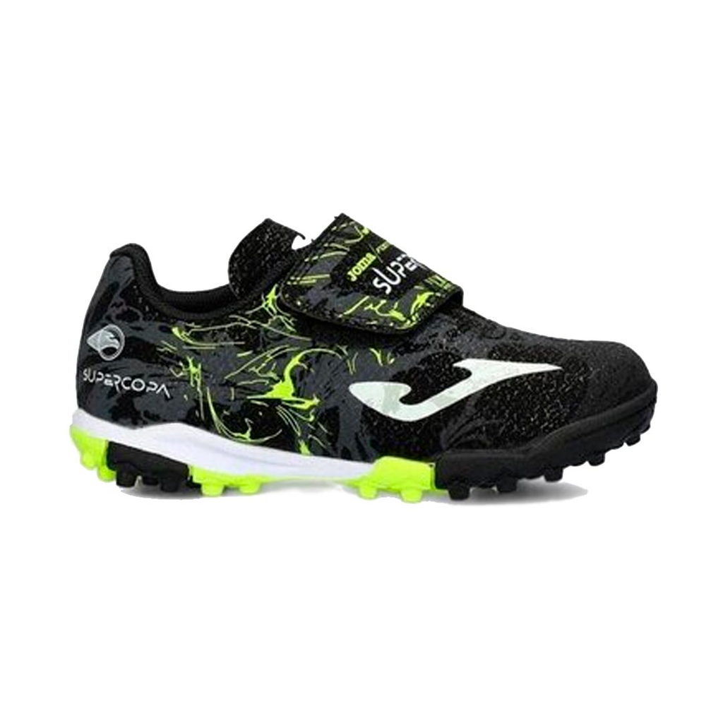 ZAPATO JOMA SUPER COPA JR 2401 TURF-TURF SOHLE BLACK/GREEN