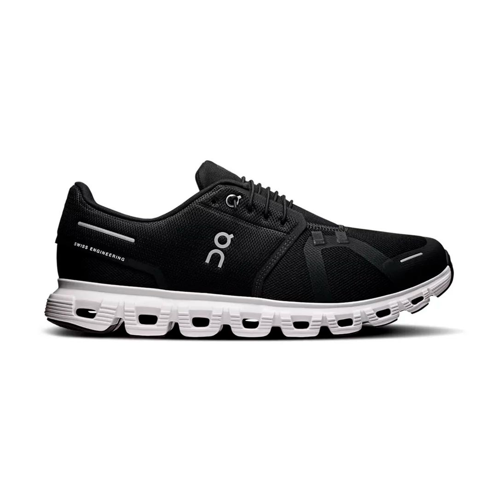 ZAPATO ON CLOUD 6 RUNNING BLACK/WHITE