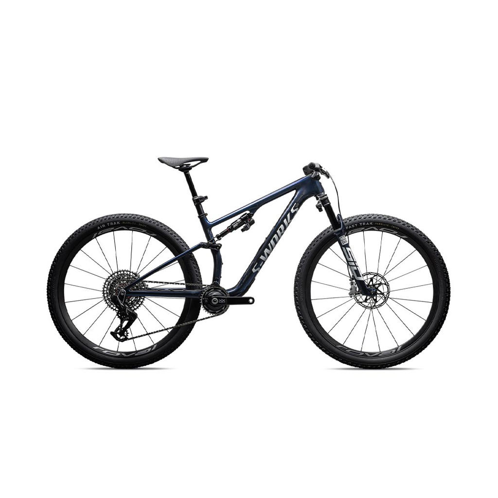 BICICLETA SPZ EPIC 8 SW CARB/BLUPRL/METWHTSIL