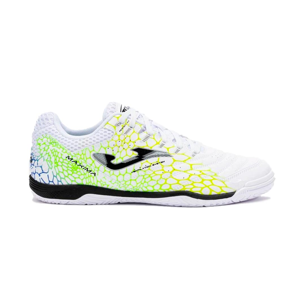 ZAPATO FUTBOL JOMA MAXIMA 2532 INDOOR WHITE/YELLOW