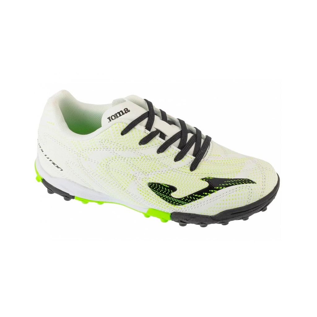 ZAPATO FUTBOL JOMA EVOLUTION JR 2502 TURF WHITE/NEON
