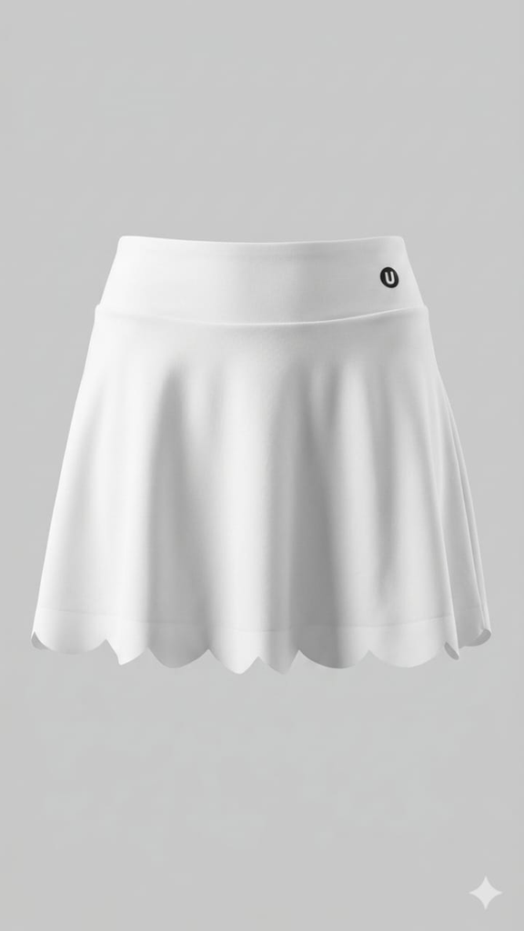 FALDA UBX FITNESS 23" CON ESTUCHE BLANCO