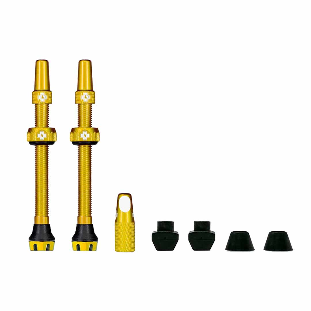 KIT MUC-OFF SIN CAMARA 60MM/DORADO TUBELESS