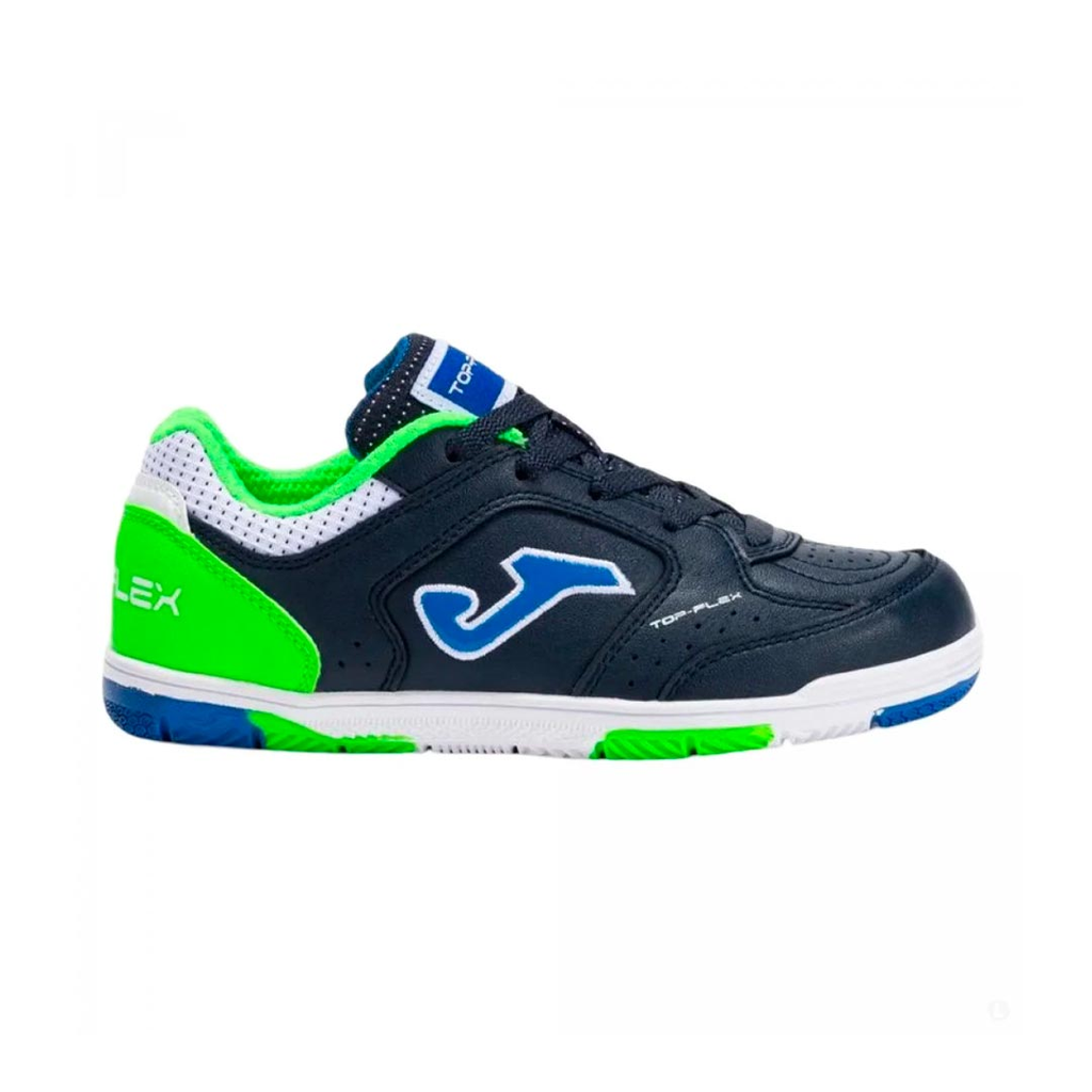 ZAPATO  JOMA INDOOR TOP FLEX JR NAVY/GREEN