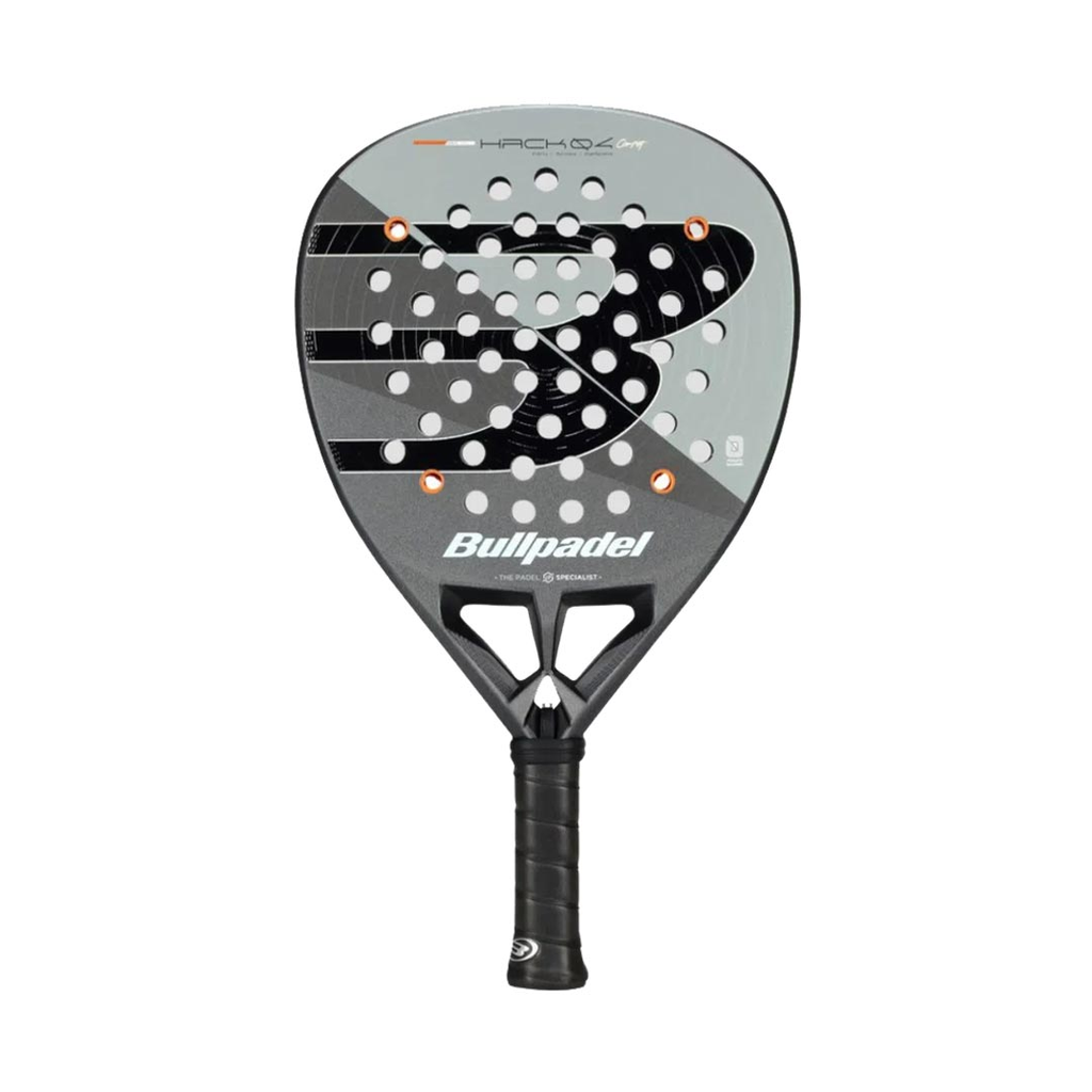 PALA DE PADEL BULLPADEL HACK 04 CMF 26 PADEL BLACK/GREY