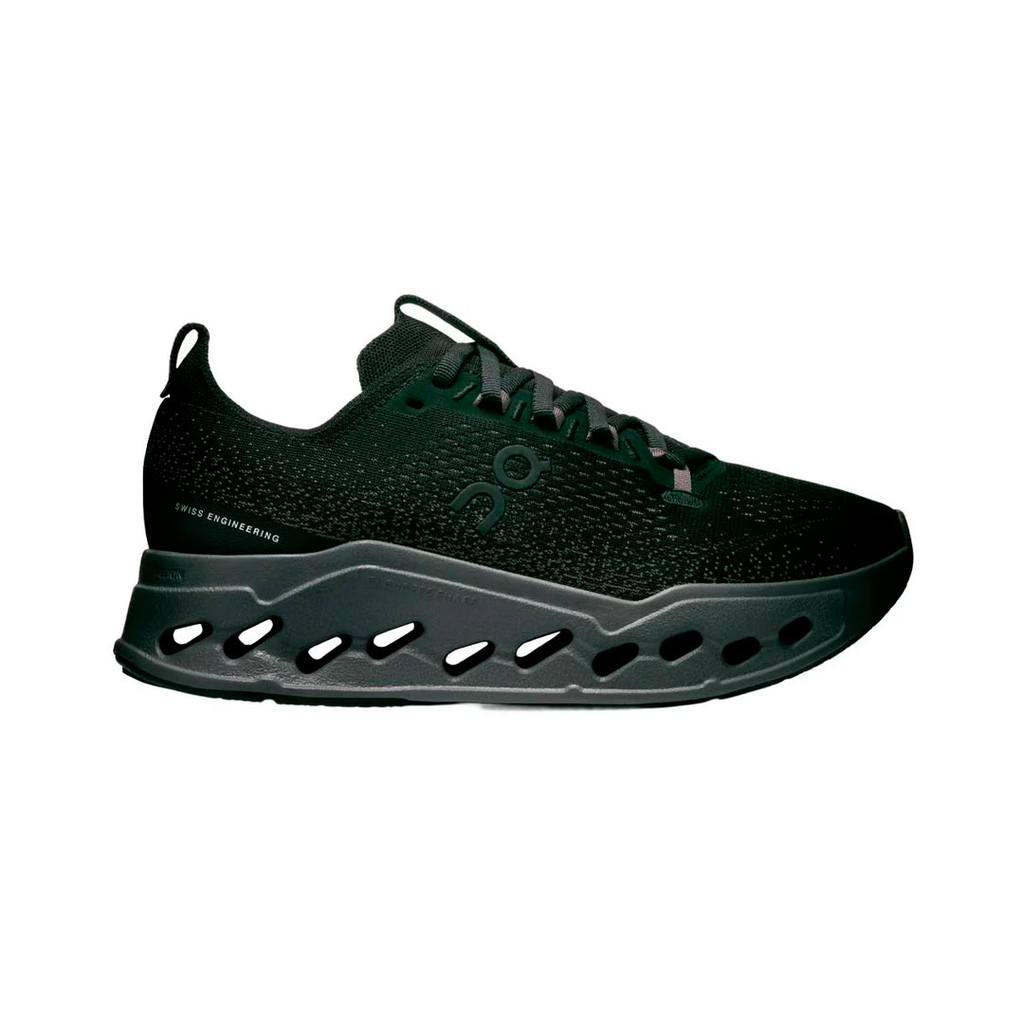 ZAPATO ON CLOUDSURFER MAX RUNNING BLACK