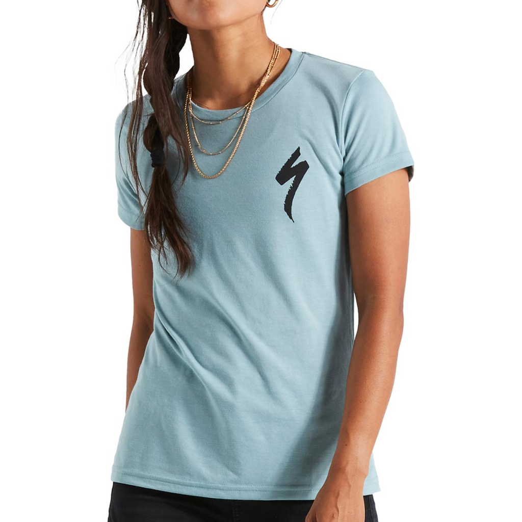 FRANELA SPZ S-LOGO TEE SS WMN ARCTBLU