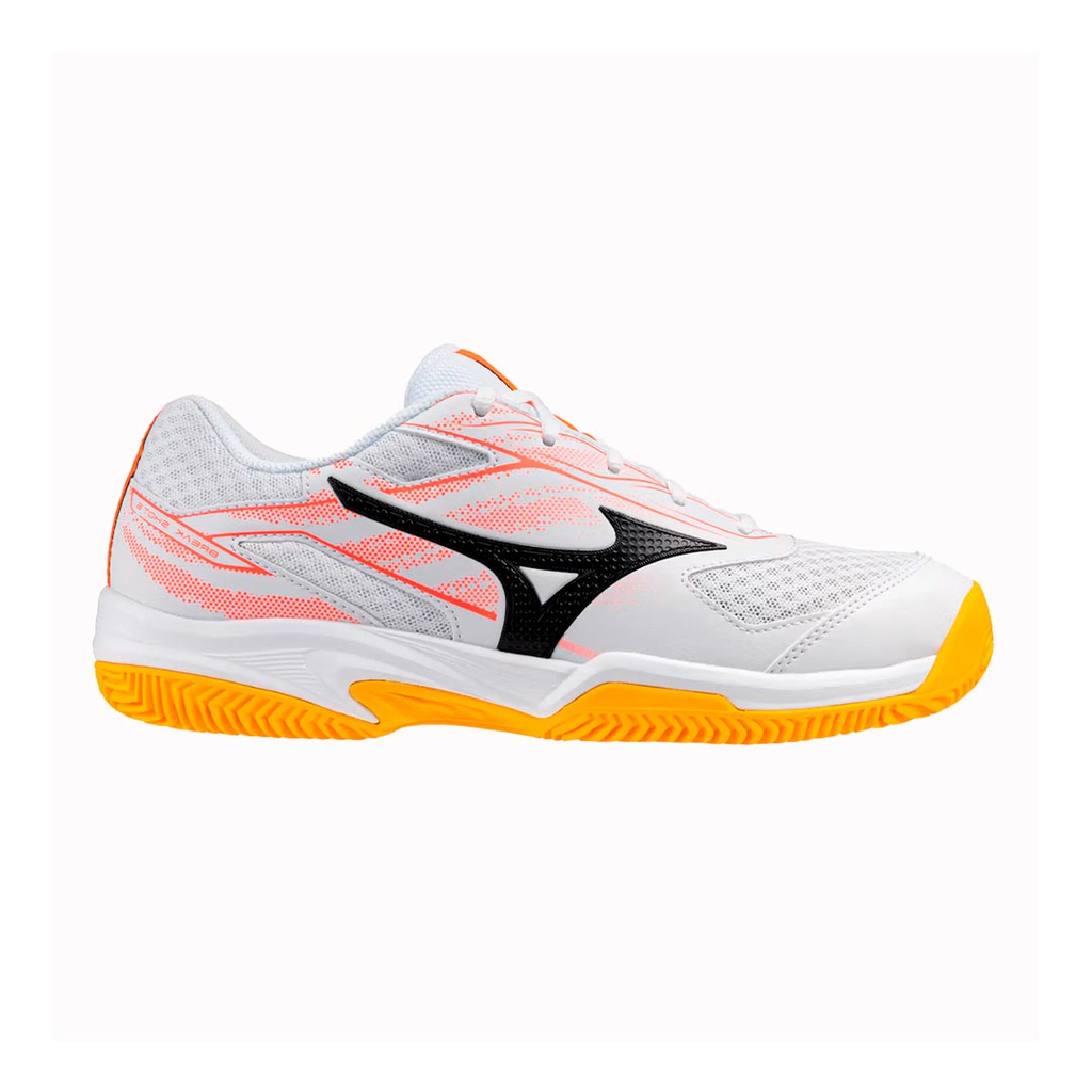 ZAPATO MIZUNO 5 CC BREAK SHOT TENIS WHITE/ORANGE