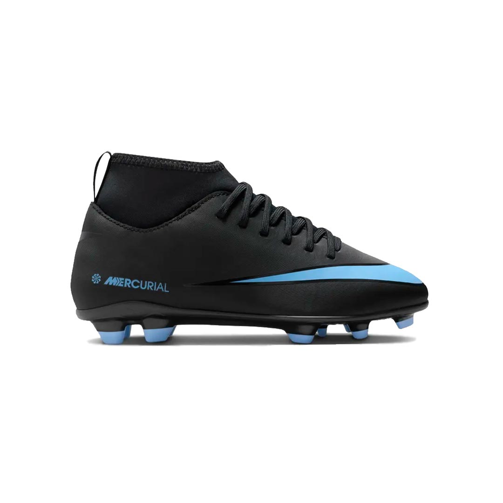 ZAPATO NIKE 10 CLUB FG/MG SUPERFLY FUTBOL BLACK/ICE BLUE
