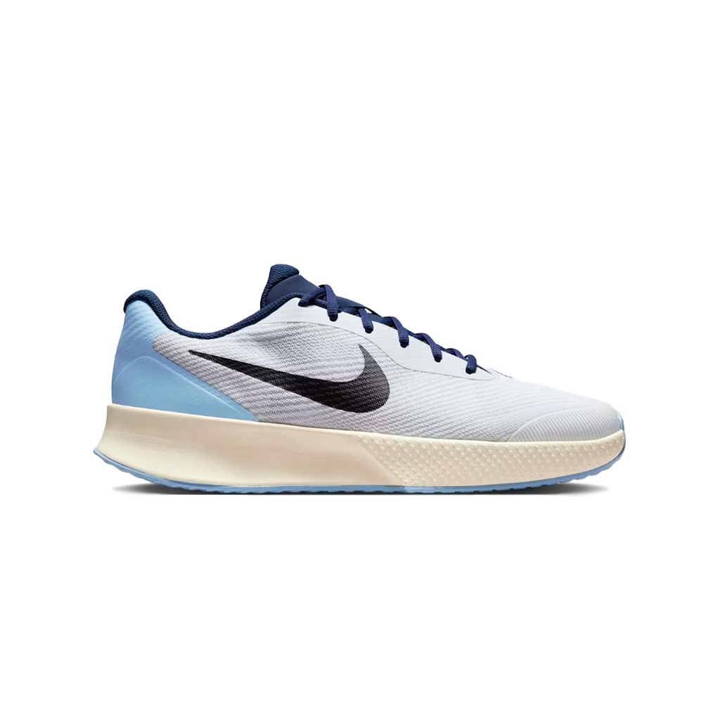 ZAPATO NIKE LITE 3 HC VAPOR TENNIS WHITE/BLACK-MIDNIGHT NAVY