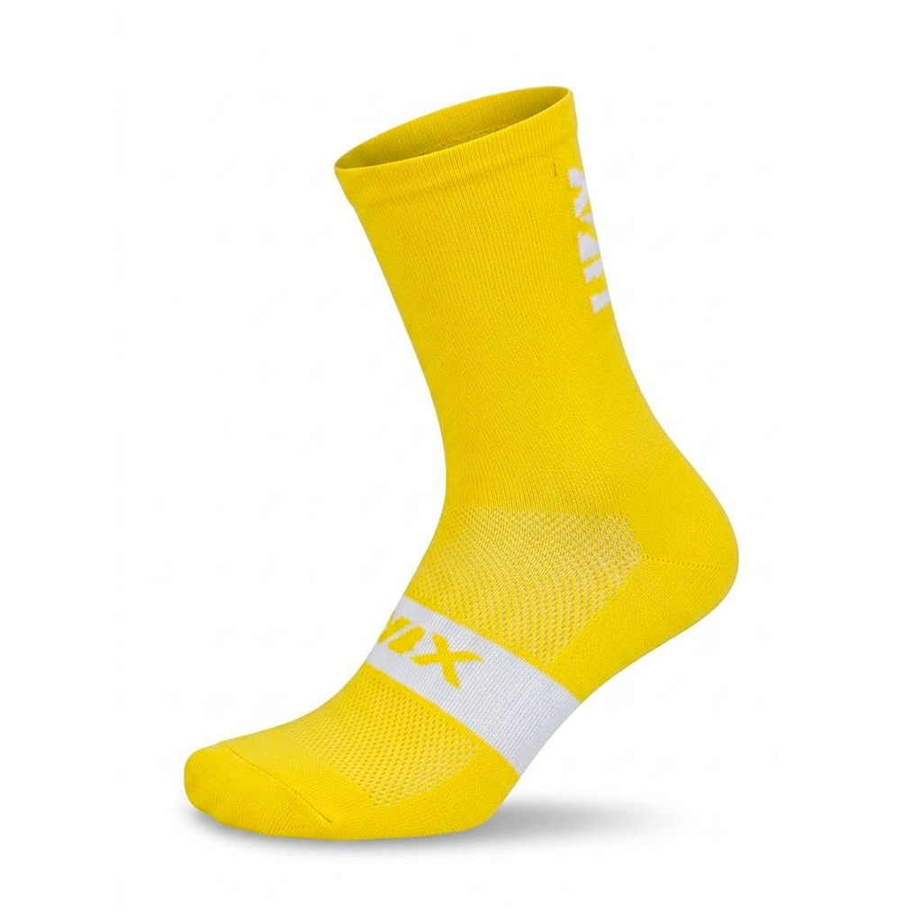 MEDIA UBX CYCLING SOLIDO AMARILLO