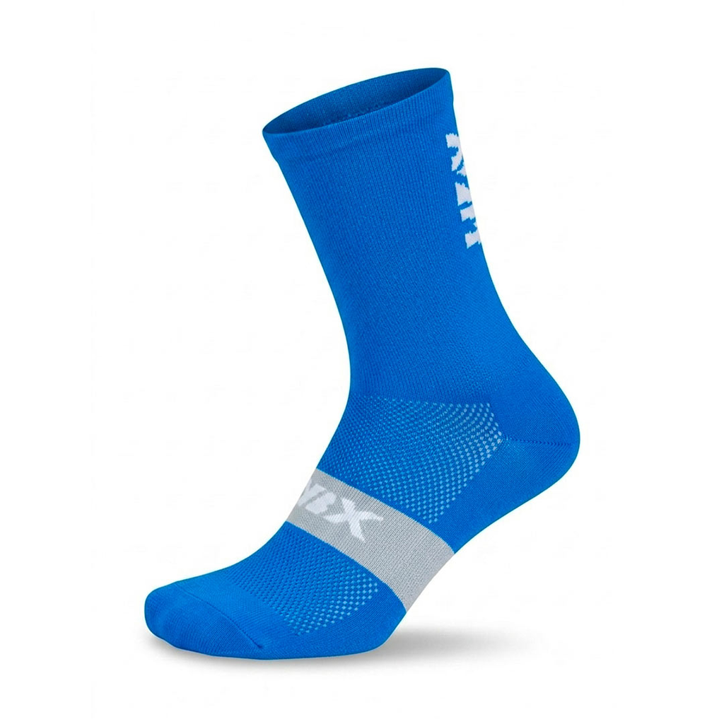 MEDIA UBX CYCLING SOLIDO AZUL REY