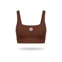 TOP UBX FITNESS SQUARE NECK MARRON