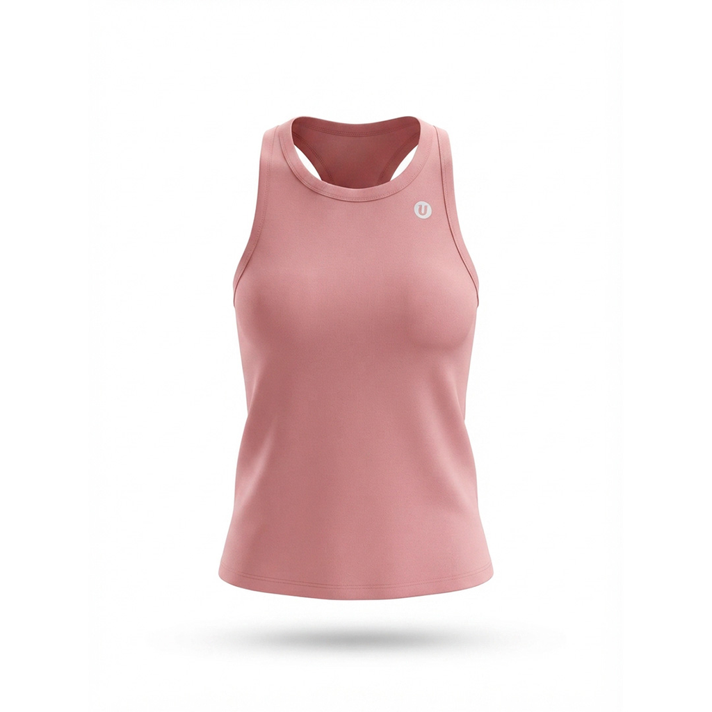 FRANELILLA UBX FITNESS RACER MARRON