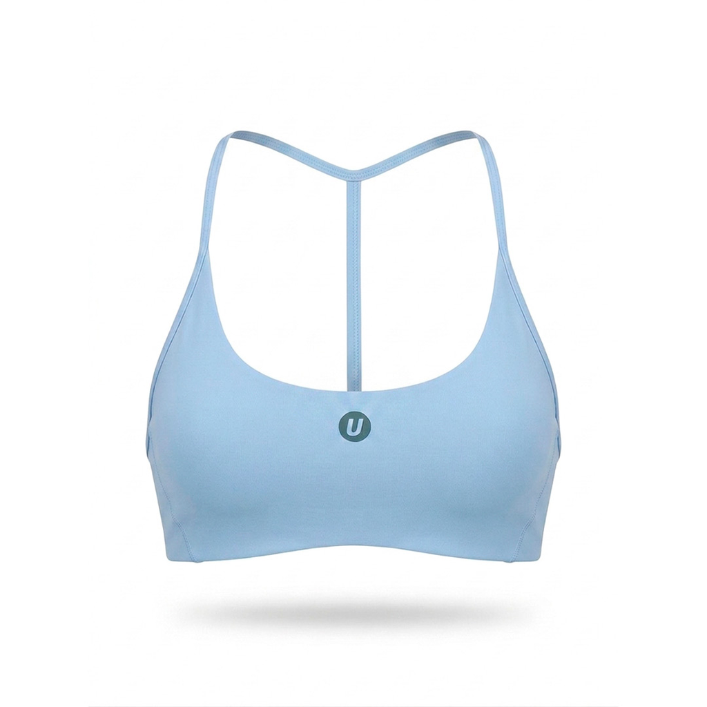 TOP UBX FITNESS STRAPPY AZUL