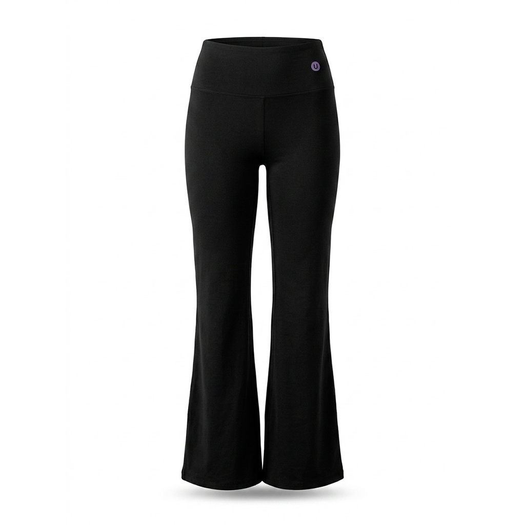 PANTALON UBX FITNESS FLARE NEGRO