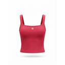 TOP UBX FITNESS TANK SQUARE ROJO