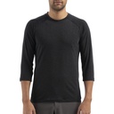 JERSEY SPZ ENDURO MERINO 3/4 BLK