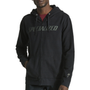 SUETER SPZ LEGACY WORDMARK ZIP-UP HOODIE BLK
