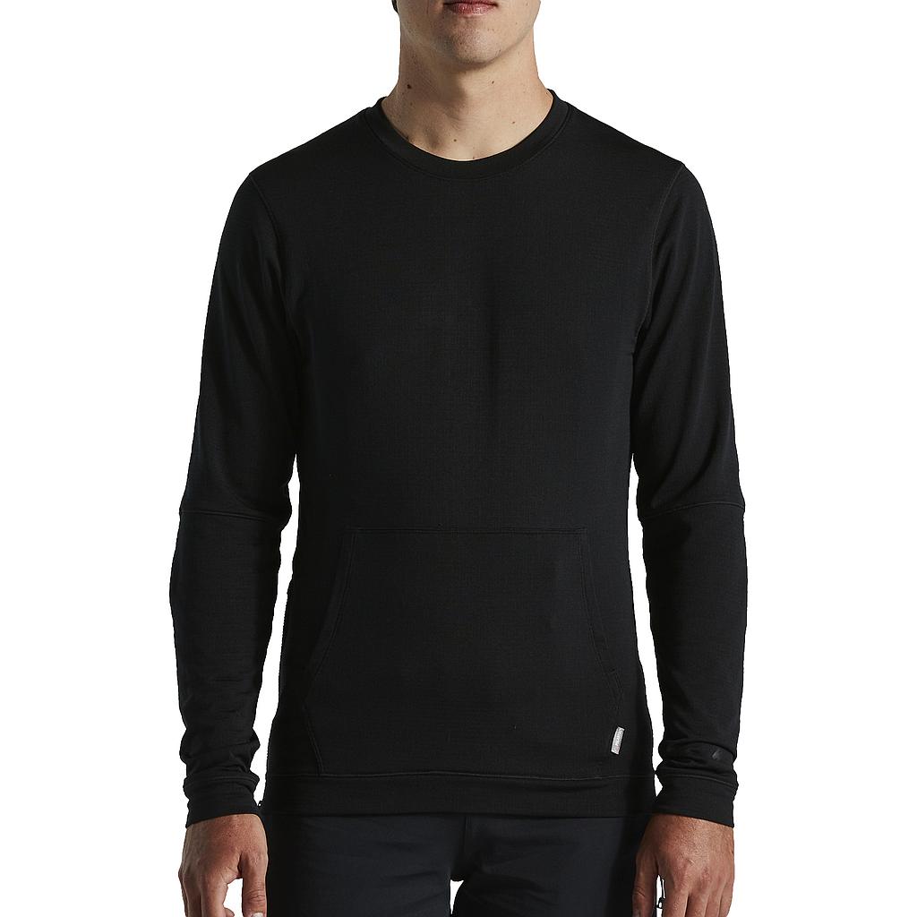 JERSEY  SPZ TRAIL POWERGRID LS WMN BLACK