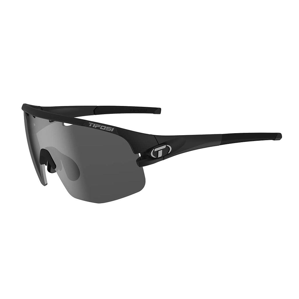 LENTE TIFOSI SLEDGE LITE MATTE BLACK SMOKE/AC RED/CLEAR