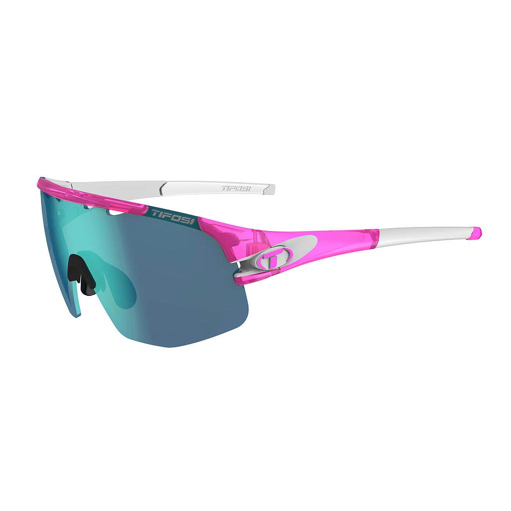 LENTE TIFOSI SLEDGE LITE CRYSTAL PINK CLARION BLUE/AC RED/CLEAR