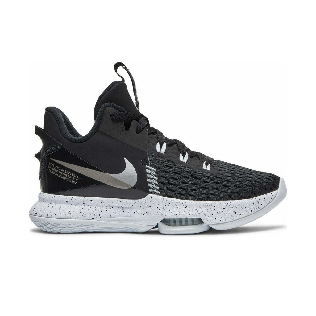 ZAPATO NIKE LEBRON WITNESS 5 BASKETBALL BLACK/WHITE