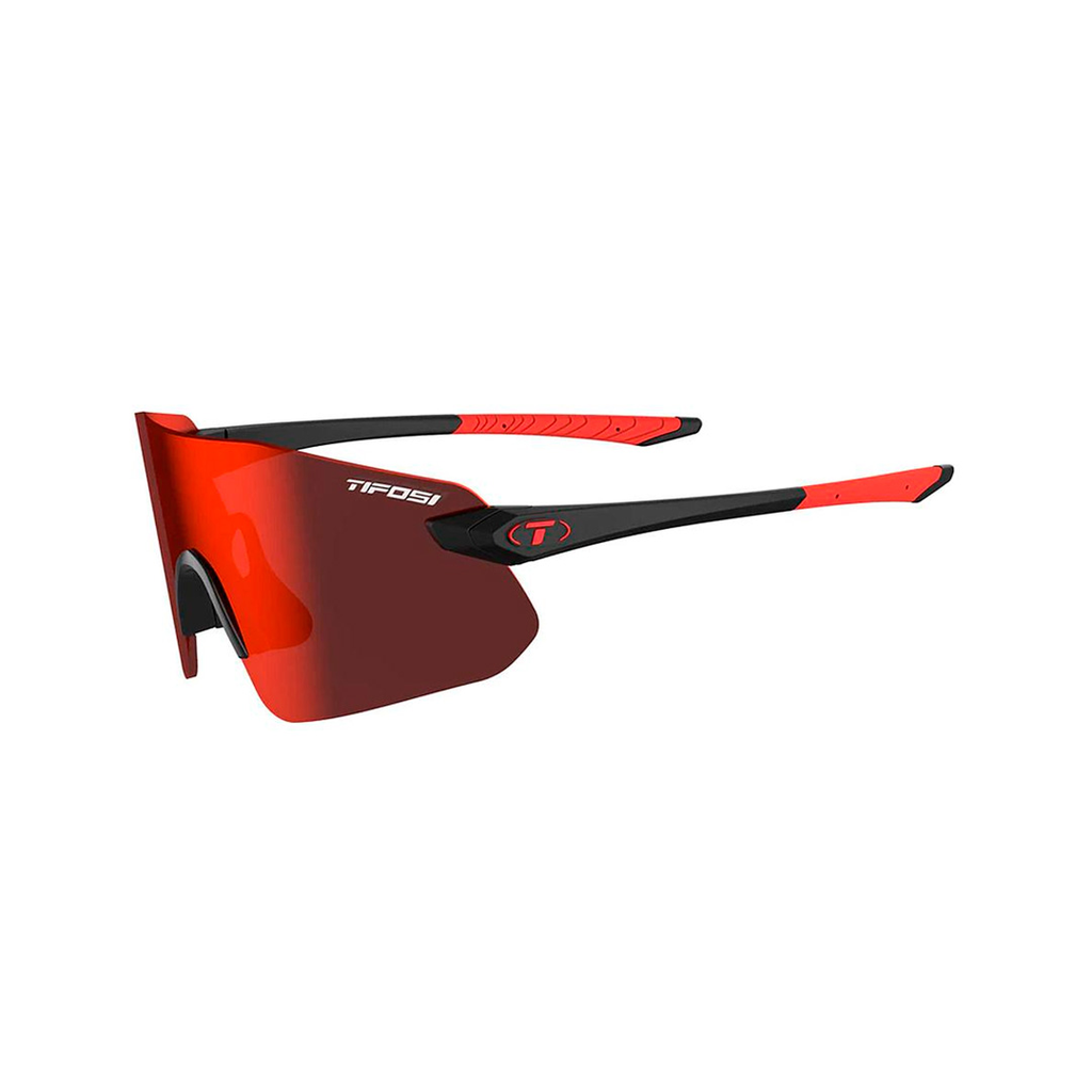 LENTE TIFOSI VOGEL SL MATTE BLACK SMOKE RED MIRROR