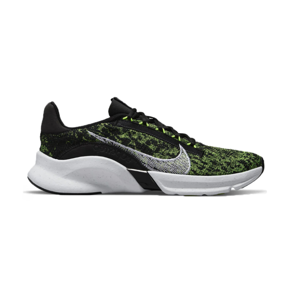 ZAPATO NIKE SUPERREP GO 3 FLYKNIT TRAINNING BLK/WHT-VOLT