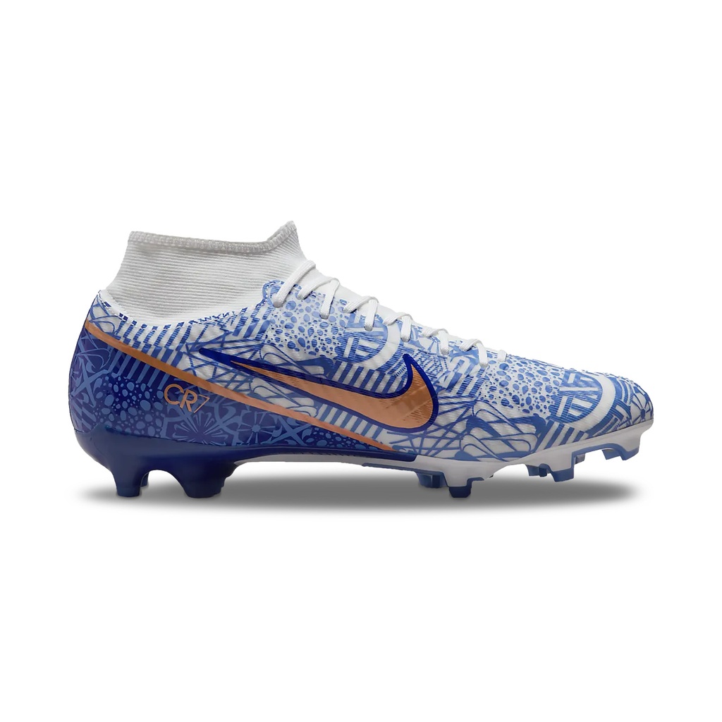 GUAYO NIKE ZOOM SUPERFLY 9 ACADR7 FG/MG FUTBOL BLACK/WHITE