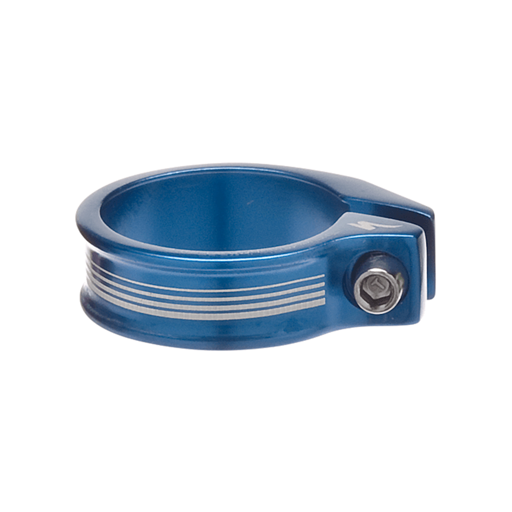 ABRAZADERA SPZ ANODIZED SEAT COLLAR BOLT-ON BLU 37MM BLUE