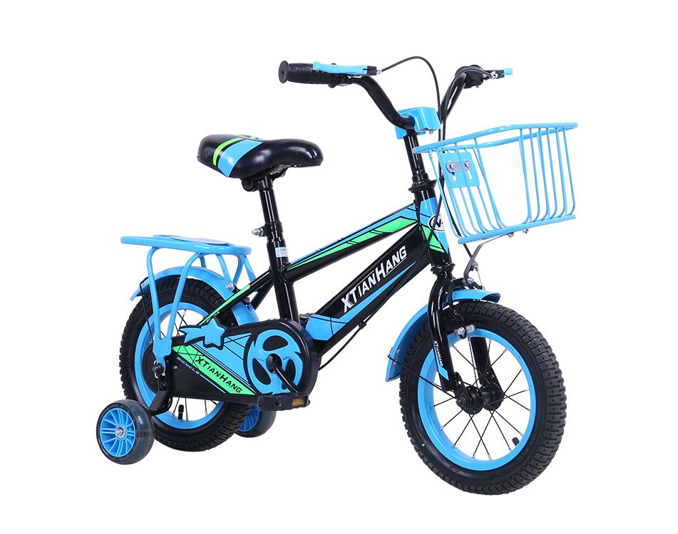 BICICLETA XTH PORTABLE SADDLE 12" BICIC CICLISMO BLUE