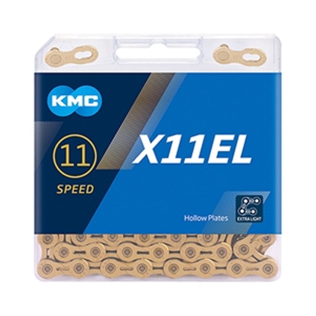 CADENA KMC X11EL 11V TI-N GD 118L E-BIKE MONTANA RUTA