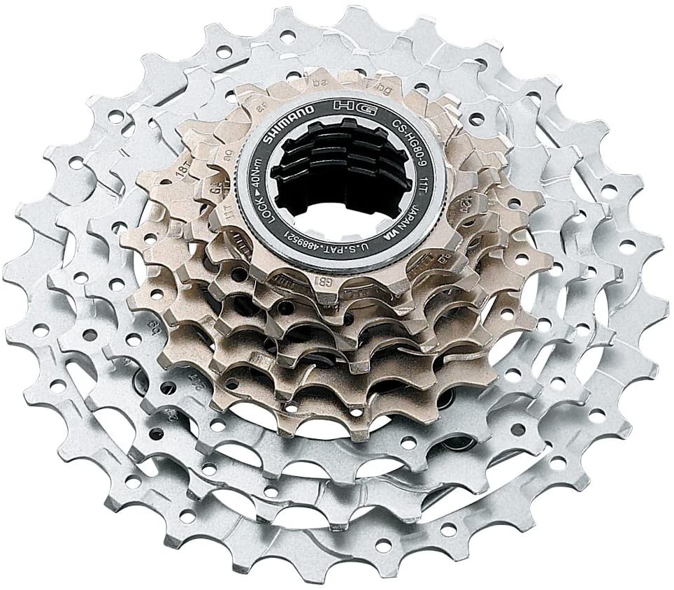 CASETTE SHIMANO CASSETTE 9V. MTB 11/34T HG-80 SIL