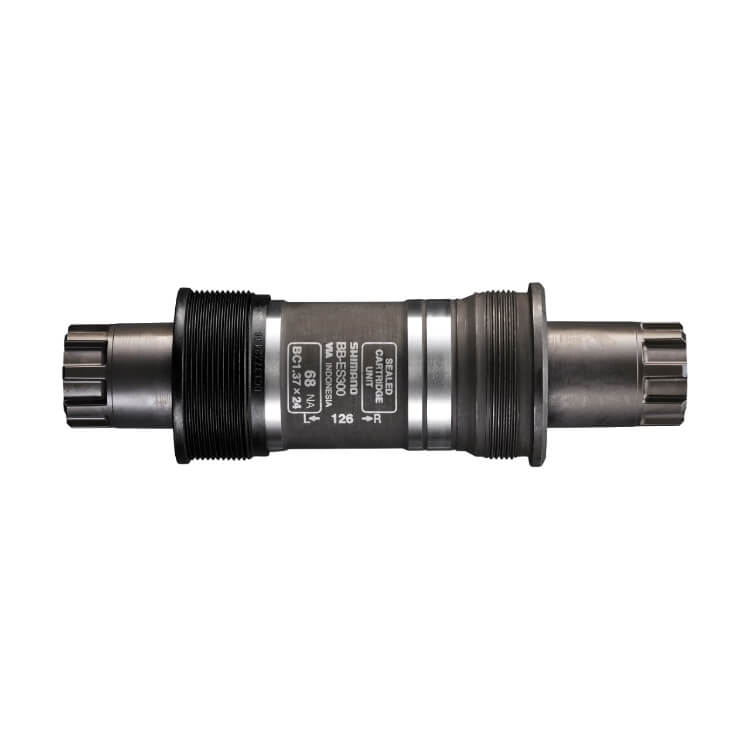 EJE SHIMANO (BSA) 68mm OCTALINK NO INCLUYE TORNILLOS EMPAQUE INDIVIDUAL. BB-ES300 BLK/SIL
