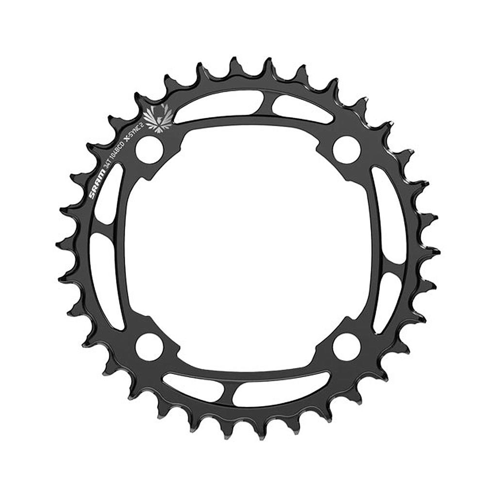 PLATO SPZ EAGLE CHR SRAM CHAINRING 34T 104BCD STEEL EMTB W/BOLTS0.6218.011.006 CHROME