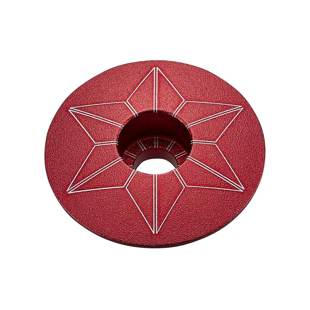 POTENCIA SUPACAZ STAR CAPZ ANODIZED RED