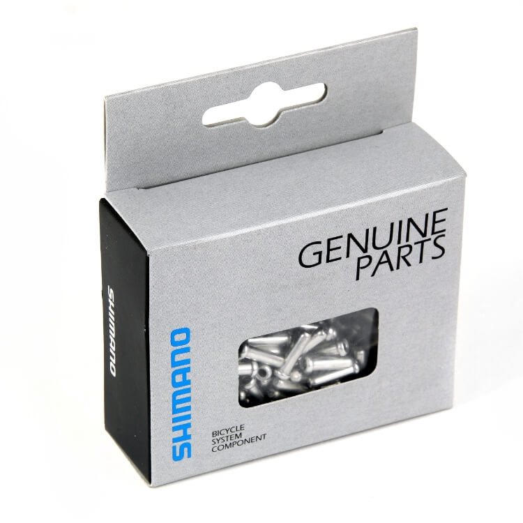 TOPE DE CABLE SHIMANO 100 PIEZAS EMPAQUE INDIVIDUAL. ALUMINIO SIL