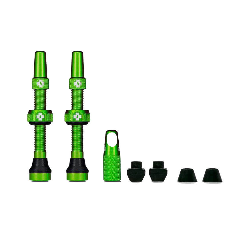 VALVULA MUC-OFF TUBELESS VALVE KIT 60MM/GREEN