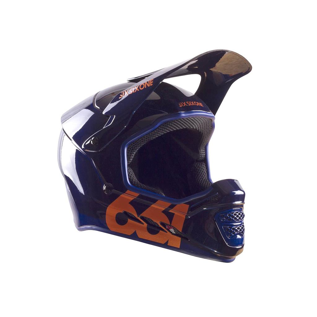 CASCO SIXSIXONE RESET HELMET ORANGE/BLUE/BLACK