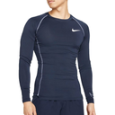 FRANELA NIKE NP DF TIGHT TOP LS TRAINNING OBSIDIAN/IRONPP/IRONPURPLE