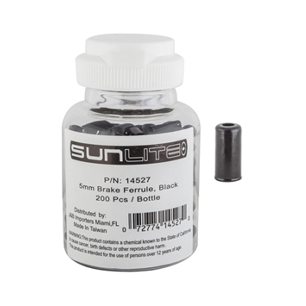 TOPE DE CABLE SUNLITE 5 MM ALUMINIO BLACK